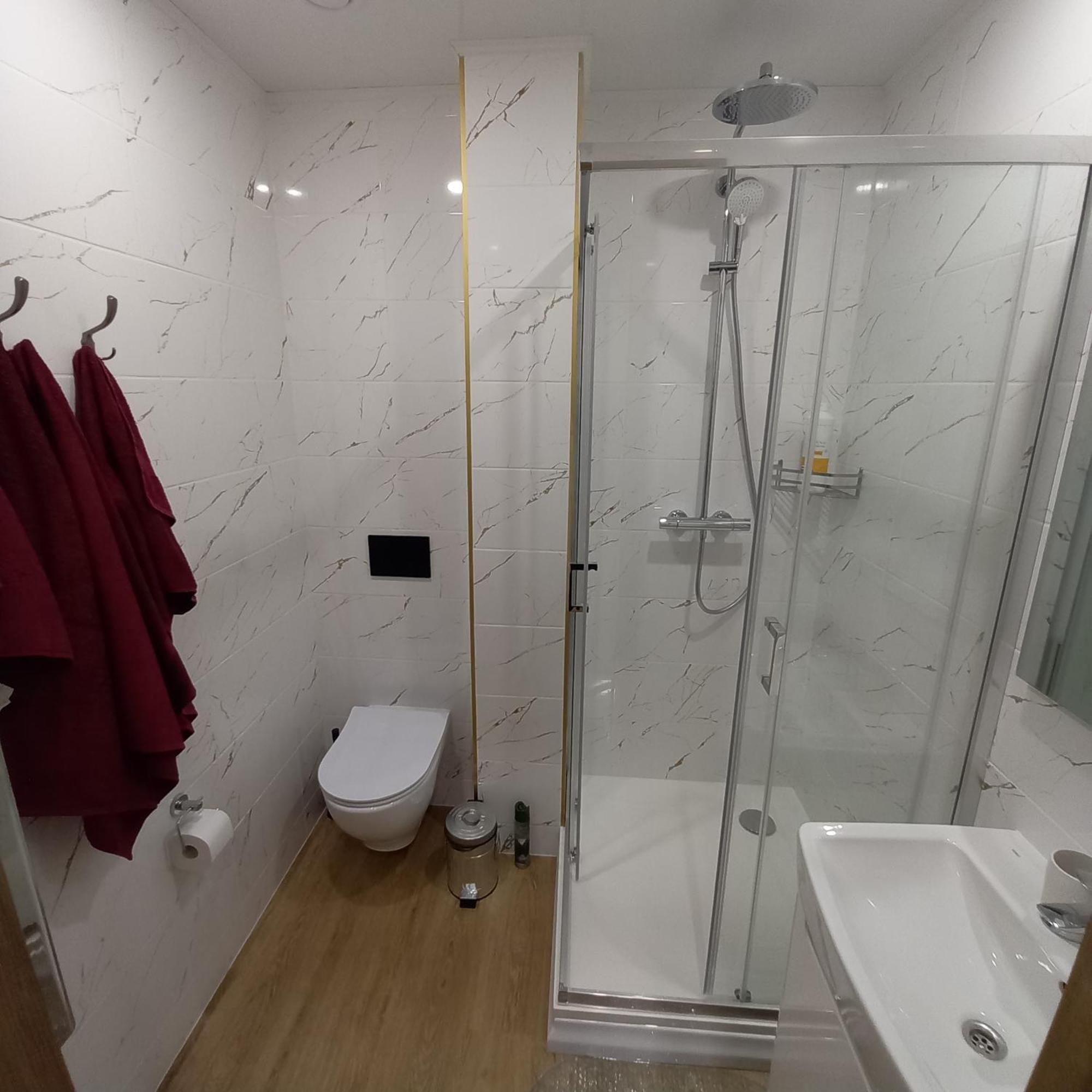 S Neries 19 Apartamentai Su Parkingu Šiauliai Rum bild