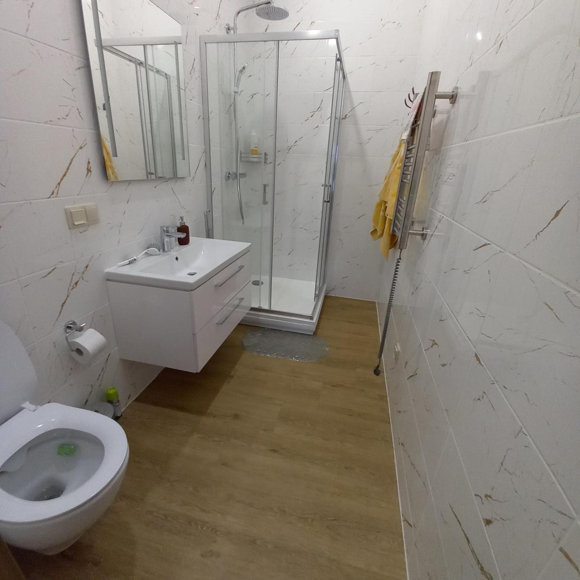 S Neries 19 Apartamentai Su Parkingu Šiauliai Rum bild